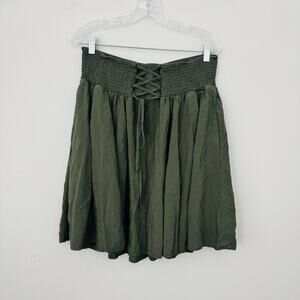 Torrid Green Knee Length Peasant Skirt Women’s Size 2X
